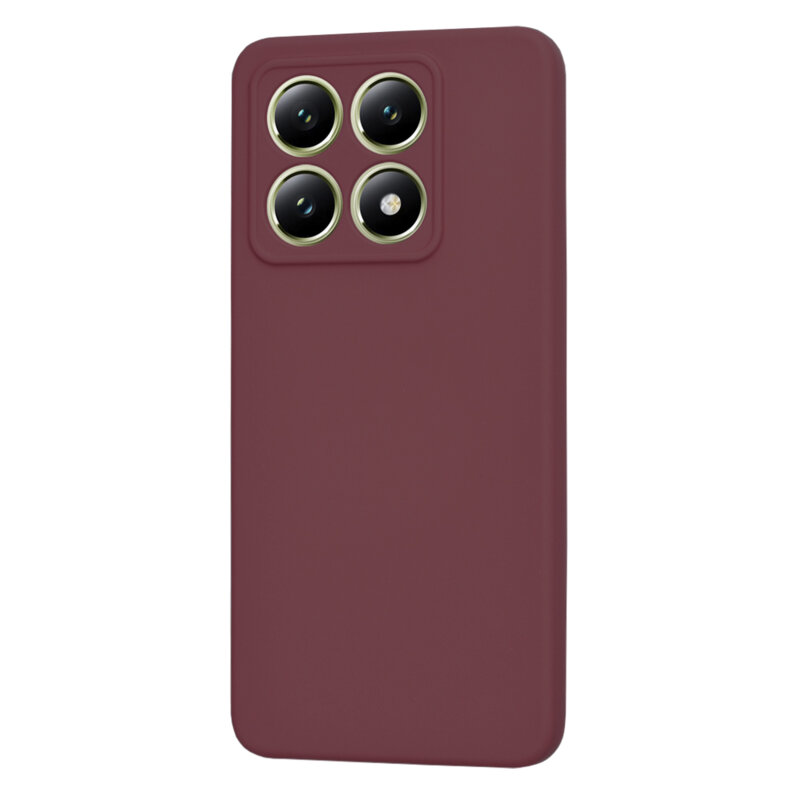 Husa silicon Xiaomi 14T Techsuit SoftFlex, bordo