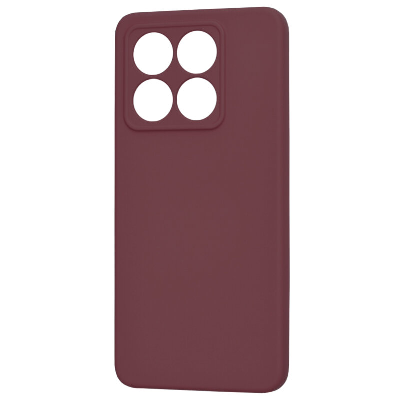 Husa silicon Xiaomi 14T Techsuit SoftFlex, bordo