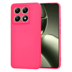 Husa silicon Xiaomi 14T Techsuit SoftFlex, fucsia