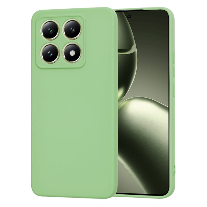 Husa silicon Xiaomi 14T Techsuit SoftFlex, verde deschis