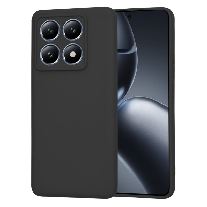 Husa silicon Xiaomi 14T Pro Techsuit SoftFlex, negru