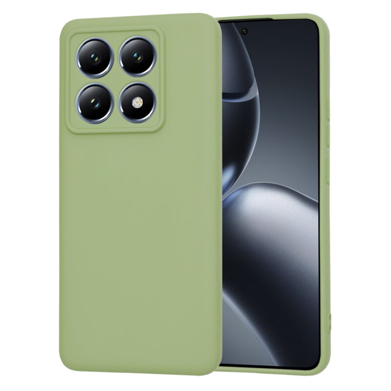 Husa silicon Xiaomi 14T Pro Techsuit SoftFlex, verde