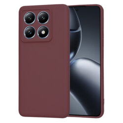 Husa silicon Xiaomi 14T Pro Techsuit SoftFlex, bordo