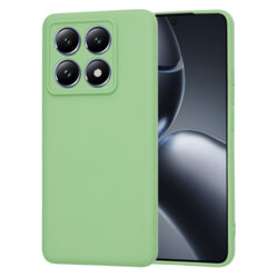 Husa silicon Xiaomi 14T Pro Techsuit SoftFlex, verde deschis