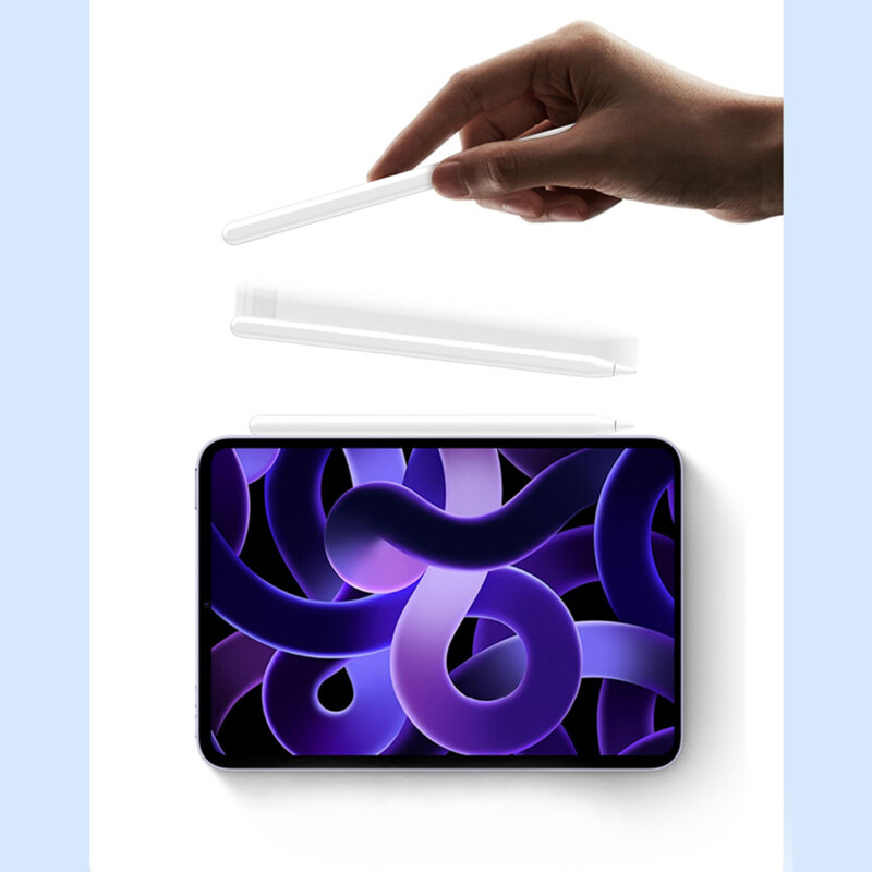 Stylus pen iPad, creion touchscreen Techsuit AC20-Pro, alb