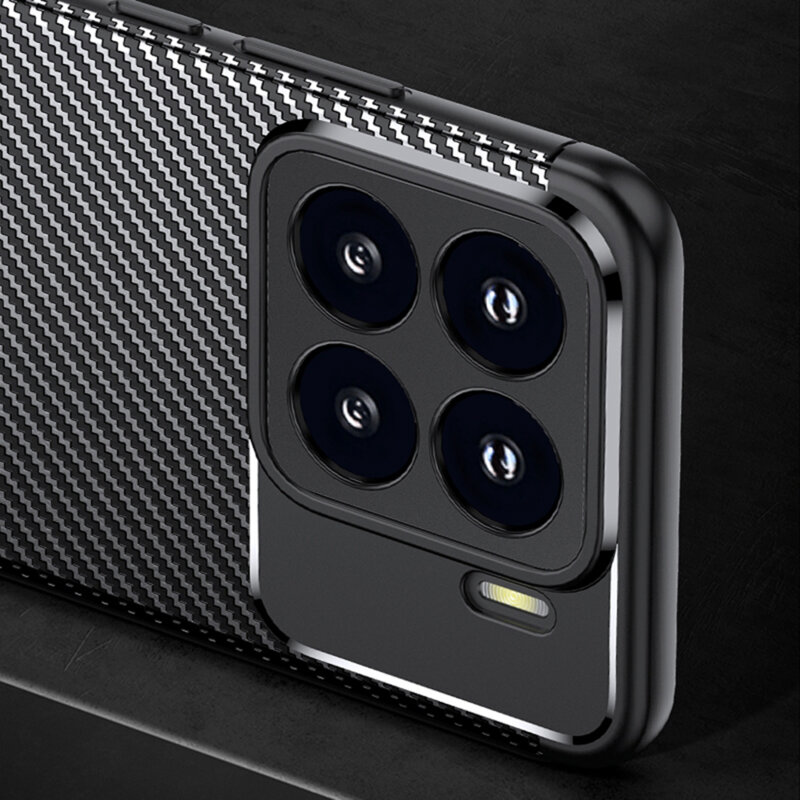 Husa Xiaomi 15 Pro Techsuit CarbonFiber, negru