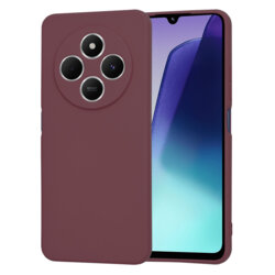 Husa silicon Xiaomi Redmi 14C Techsuit SoftFlex, bordo