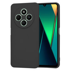 Husa silicon Xiaomi Poco C75 Techsuit SoftFlex, negru