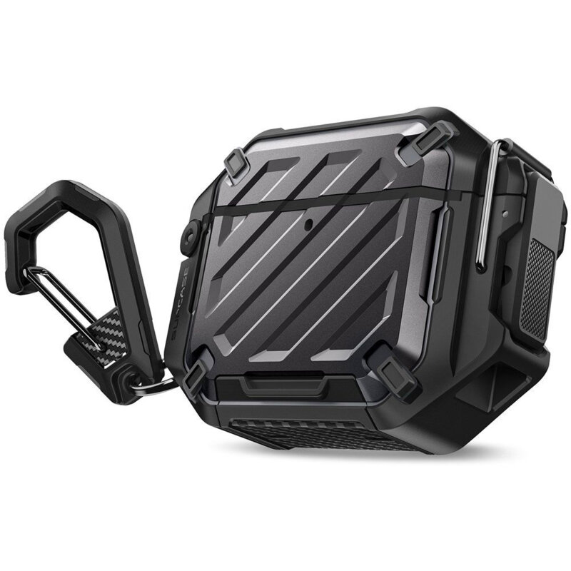 Husa Apple AirPods 4 Supcase Unicorn Beetle Pro, negru