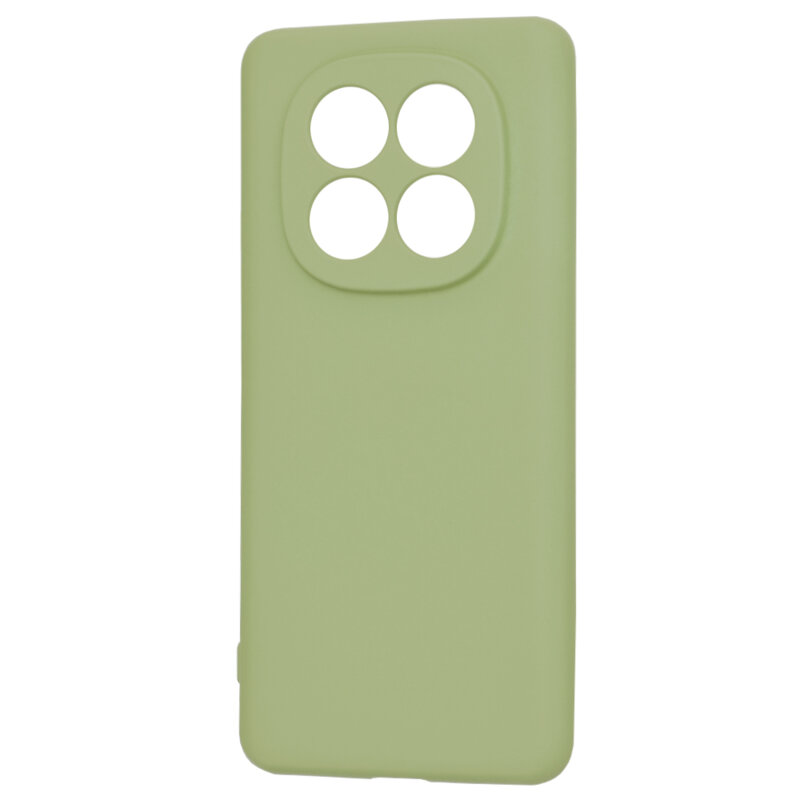 Husa silicon Xiaomi Redmi Note 14 Pro+ 5G Techsuit SoftFlex, verde