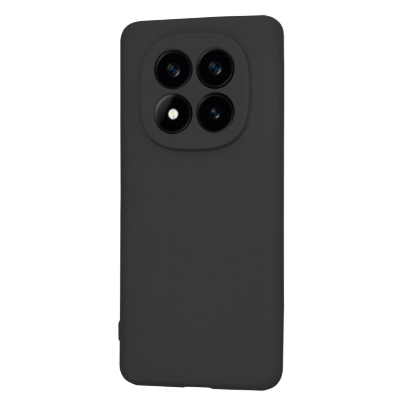 Husa silicon Xiaomi Redmi Note 14 Pro+ 5G Techsuit SoftFlex, negru