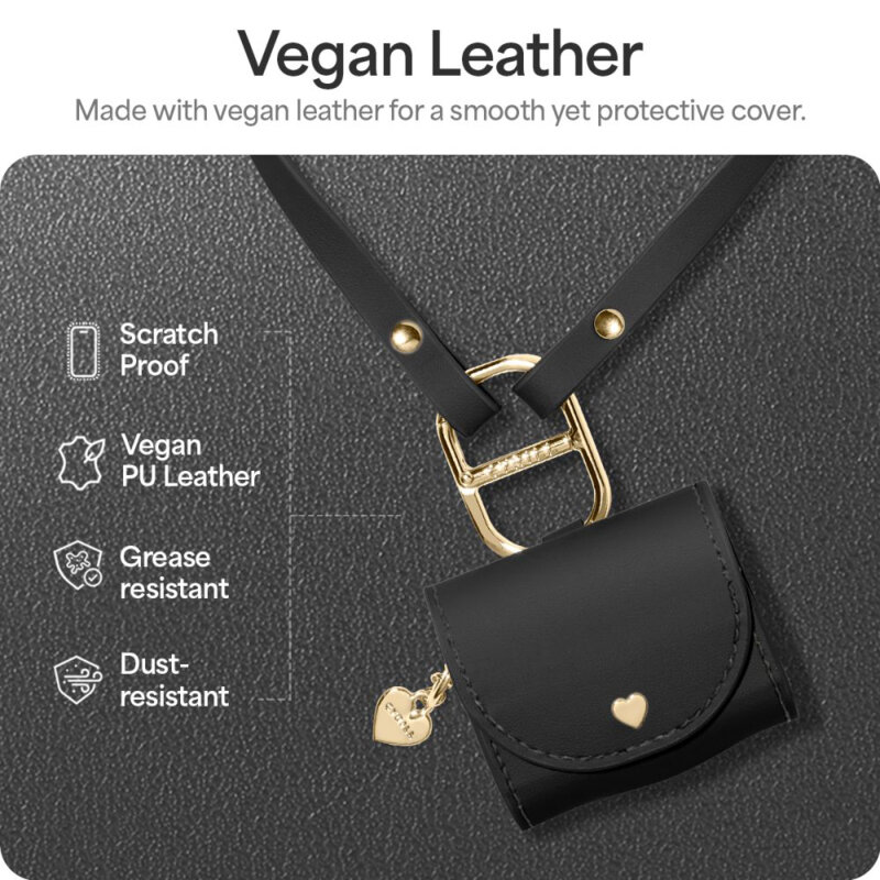 Husa AirPods 4 Spigen Cyrill Mini Bag, negru