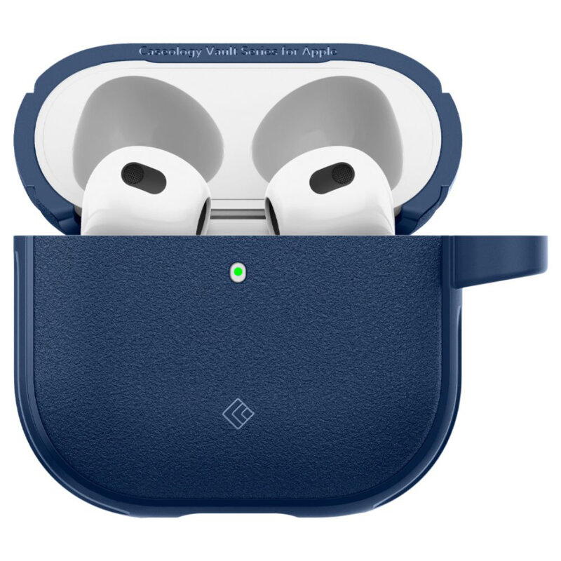 Husa Apple AirPods 4 Spigen Caseology Vault, bleumarin