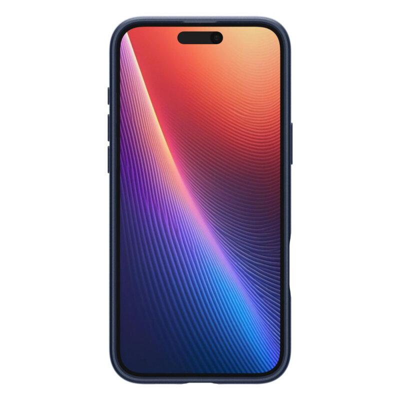 Husa iPhone 16 Spigen Thin Fit MagSafe, bleumarin