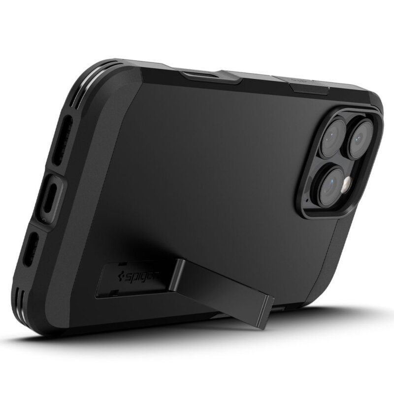 Husa iPhone 16 Pro Max Spigen Tough Armor T MagSafe, negru