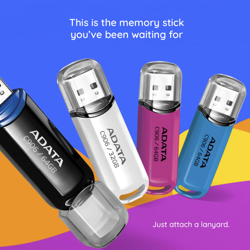 Memorie externa 32GB Adata, USB 2.0, AC906-32G-RWH, alb