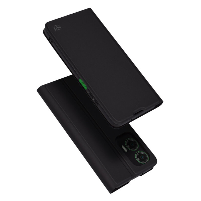 Husa Motorola Moto G35 Techsuit Magskin Book, negru