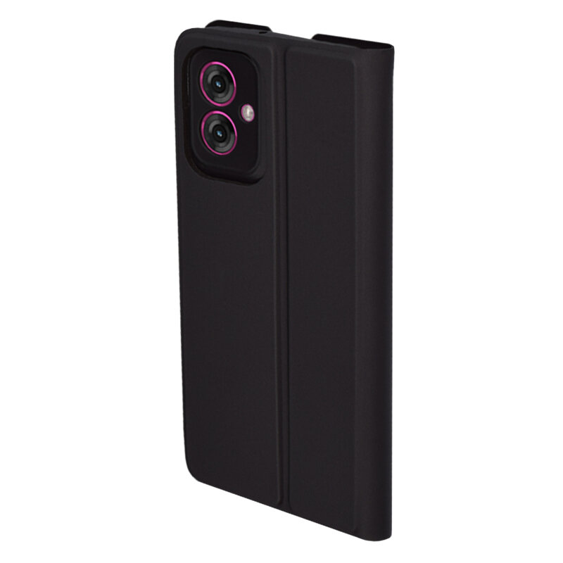Husa Motorola Moto G55 Techsuit Magskin Book, negru