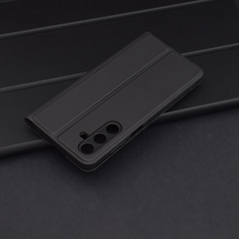 Husa Samsung Galaxy A16 Techsuit Magskin Book, negru