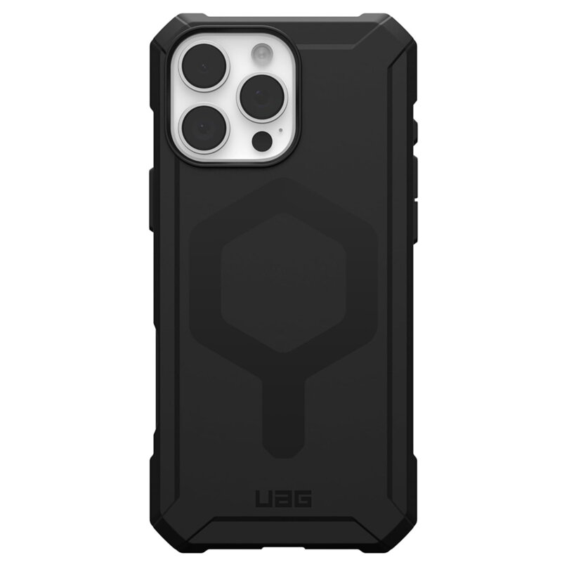 Husa iPhone 15 Pro UAG Essential Armor MagSafe, Black