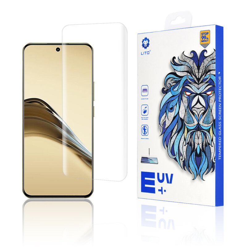 Folie sticla Realme 13 Pro+ Lito UV Glue, transparenta