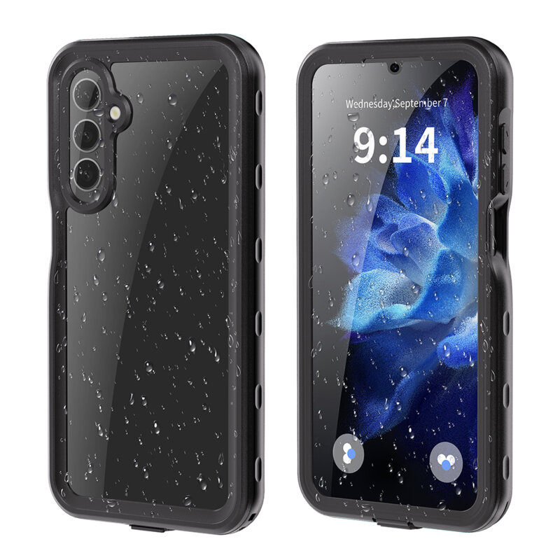 Husa impermeabila Samsung Galaxy A16 5G ShellBox Waterproof IP68, negru