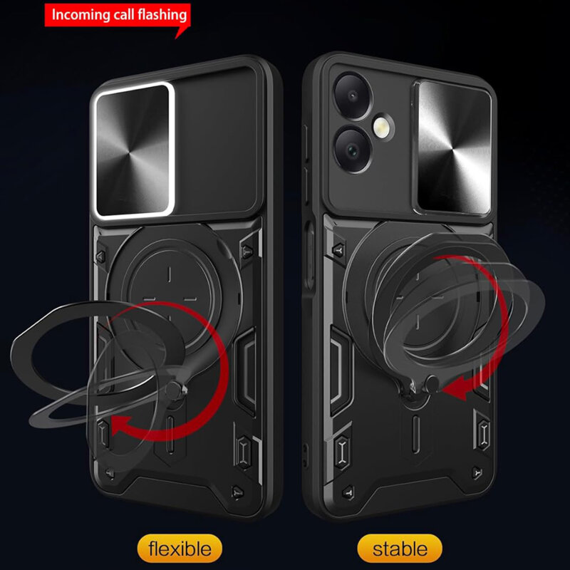 Husa Honor X6b Techsuit CamGuard Pro, negru