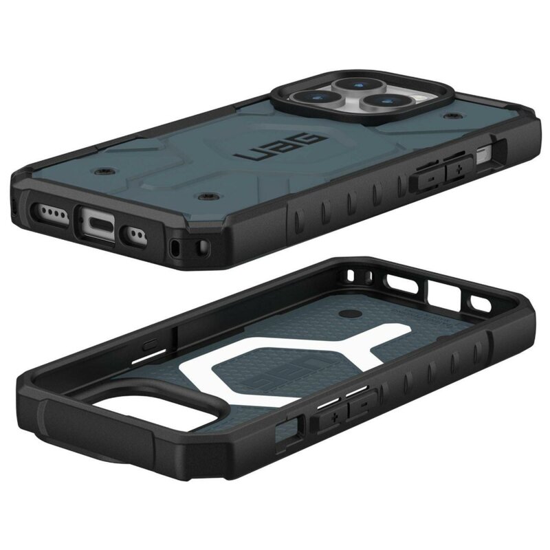 Husa iPhone 15 Pro UAG Pathfinder MagSafe, Cloud Blue