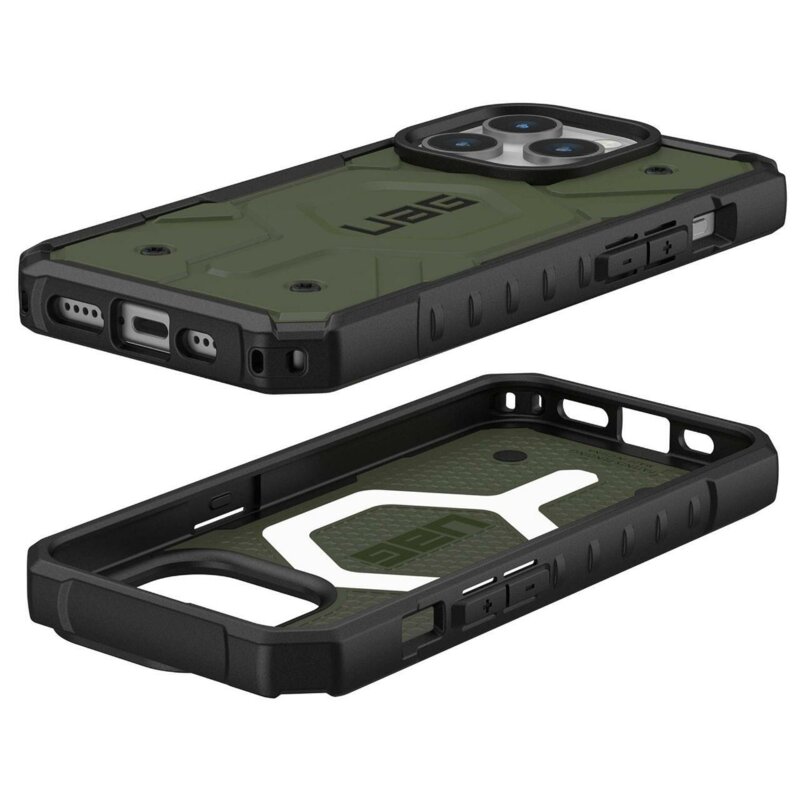 Husa iPhone 15 Pro Max UAG Pathfinder MagSafe, Olive Drab