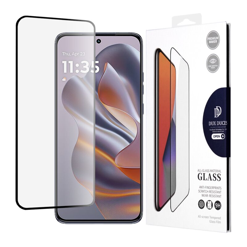 Folie sticla Motorola Edge 50 Neo Dux Ducis Tempered Glass, negru