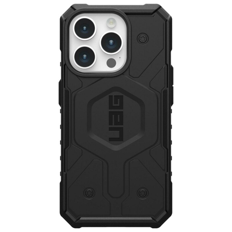 UAG Pathfinder MagSafe Black - spate close-up