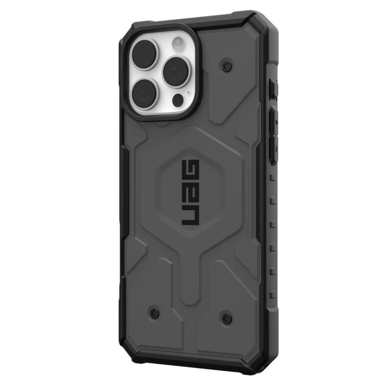 Husa iPhone 16 Pro UAG Pathfinder MagSafe , Silver
