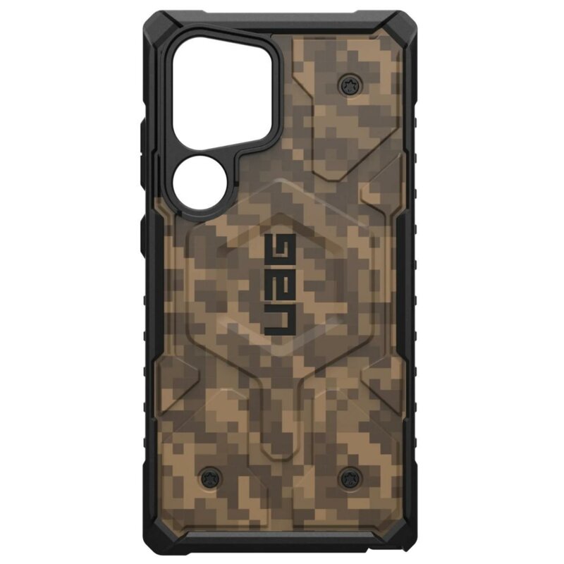 Husa Samsung Galaxy S24 Ultra UAG Pathfinder SE MagSafe, Digi Camo Dark Earth