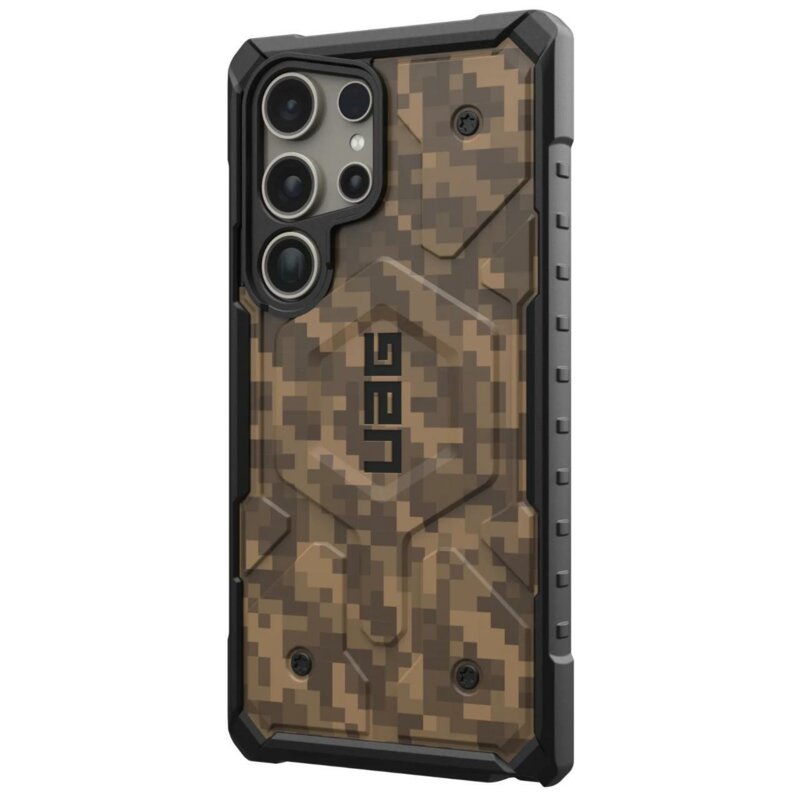 Husa Samsung Galaxy S24 Ultra UAG Pathfinder SE MagSafe, Digi Camo Dark Earth