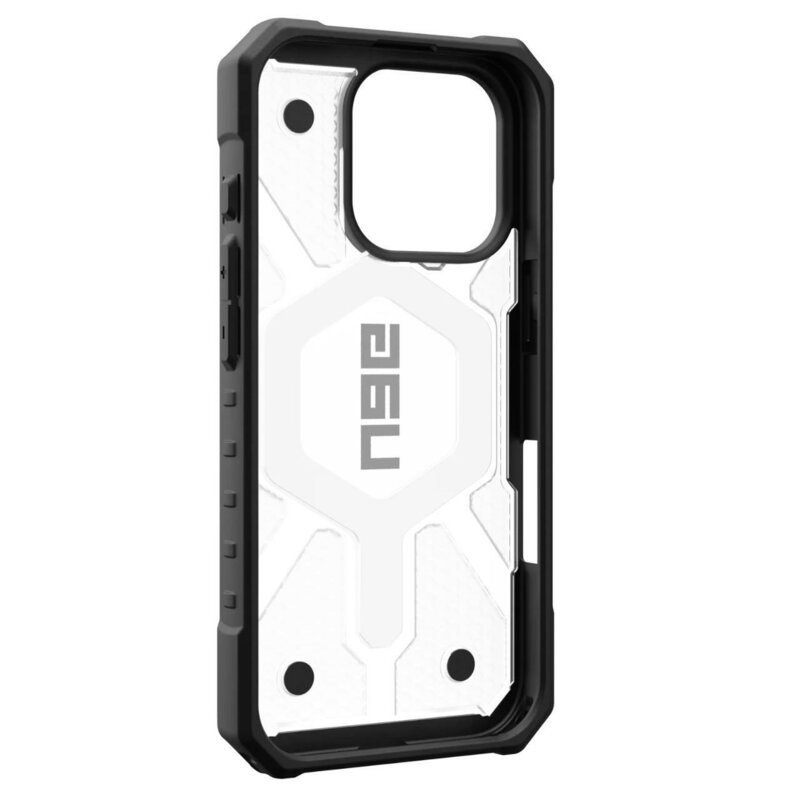 Husa iPhone 16 Pro UAG Pathfinder Clear MagSafe, Ice / Silver