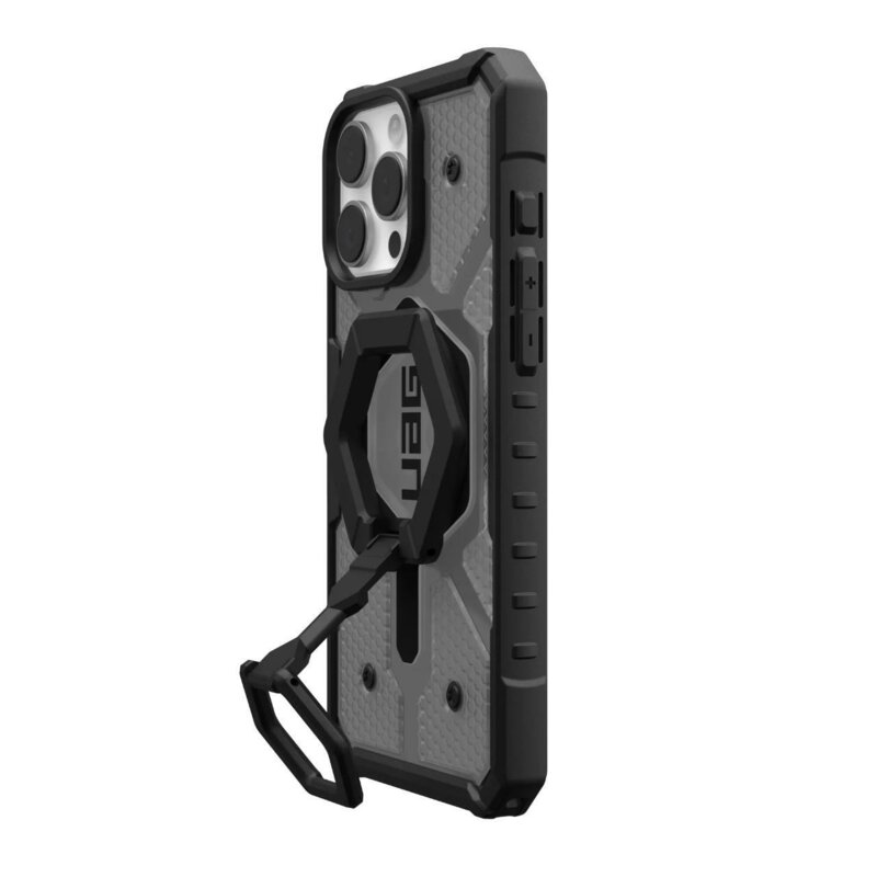 Husa iPhone 16 Pro Max UAG Pathfinder Clear MagSafe, Ash / Black