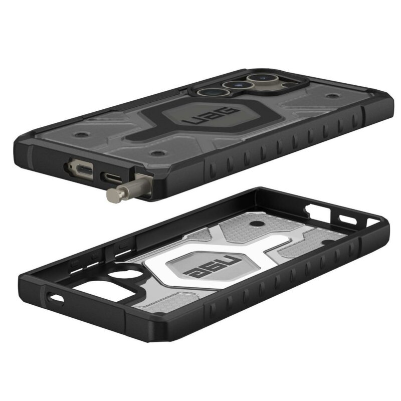 Husa Samsung Galaxy S24 Ultra UAG Pathfinder Clear MagSafe, Ice