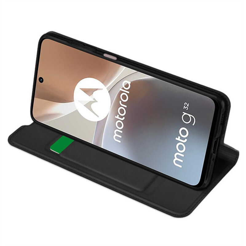 Husa Motorola Moto G32 Techsuit Magskin Book, negru