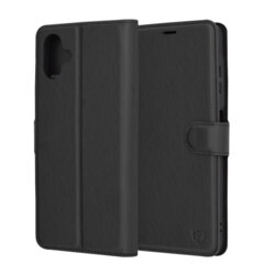 Husa Samsung Galaxy A06 Techsuit Leather Folio, negru