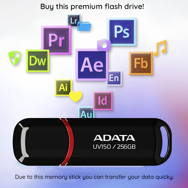 Memorie externa 32GB Adata, USB 3.2, AUV150-32G-RBK