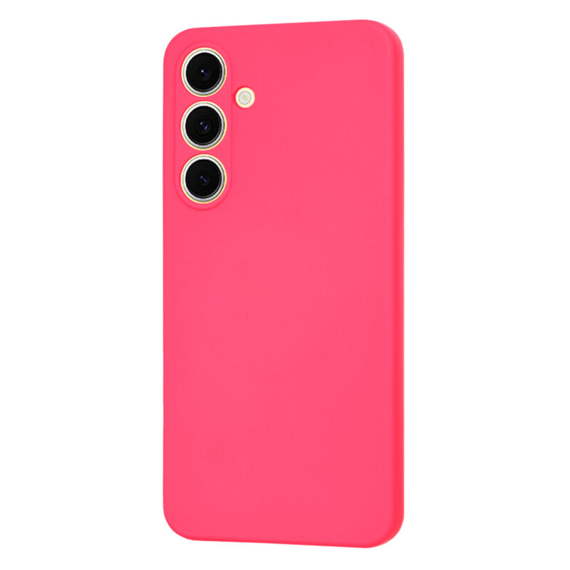 Husa silicon Samsung Galaxy S24 FE Techsuit SoftFlex MagSafe, fucsia