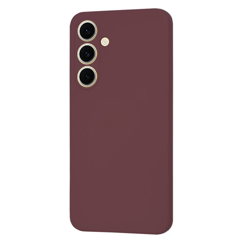 Husa silicon Samsung Galaxy S24 FE Techsuit SoftFlex MagSafe, bordo