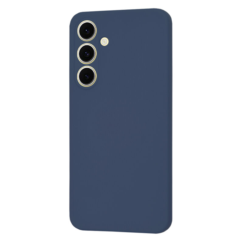 Husa silicon Samsung Galaxy S24 FE Techsuit SoftFlex MagSafe, bleumarin