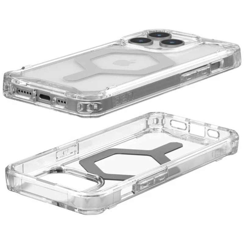 Husa iPhone 15 Pro UAG Plyo Magsafe, Ice Silver