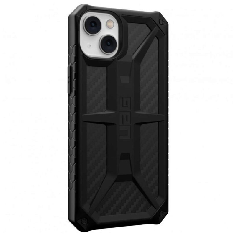 Husa iPhone 14 Plus UAG Monarch, Carbon Fiber