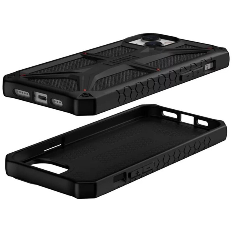 Husa iPhone 14 Plus UAG Monarch, Kevlar Black