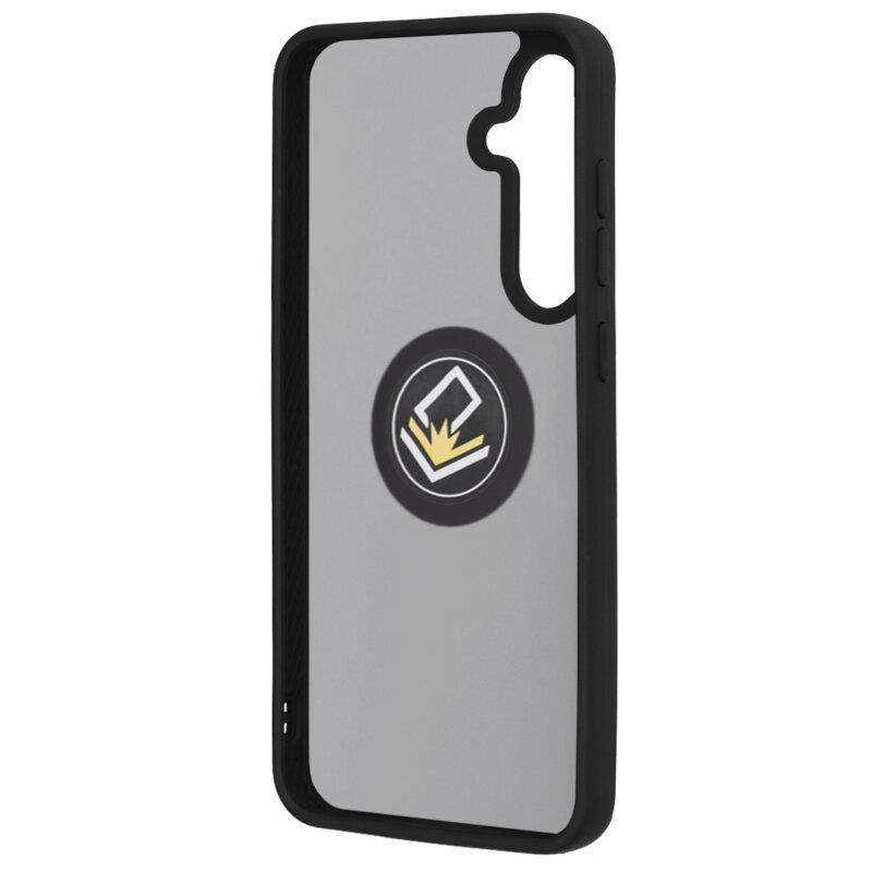 Husa Samsung Galaxy S24 FE Techsuit Glinth cu inel suport stand magnetic, negru