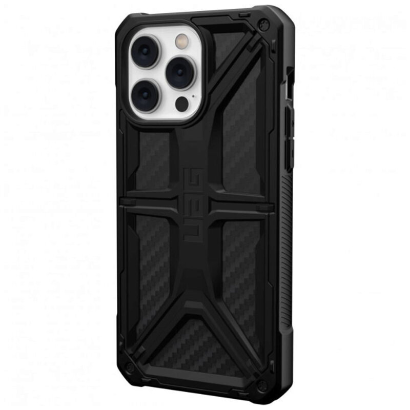 Husa iPhone 14 Pro Max UAG Monarch, Carbon Fiber