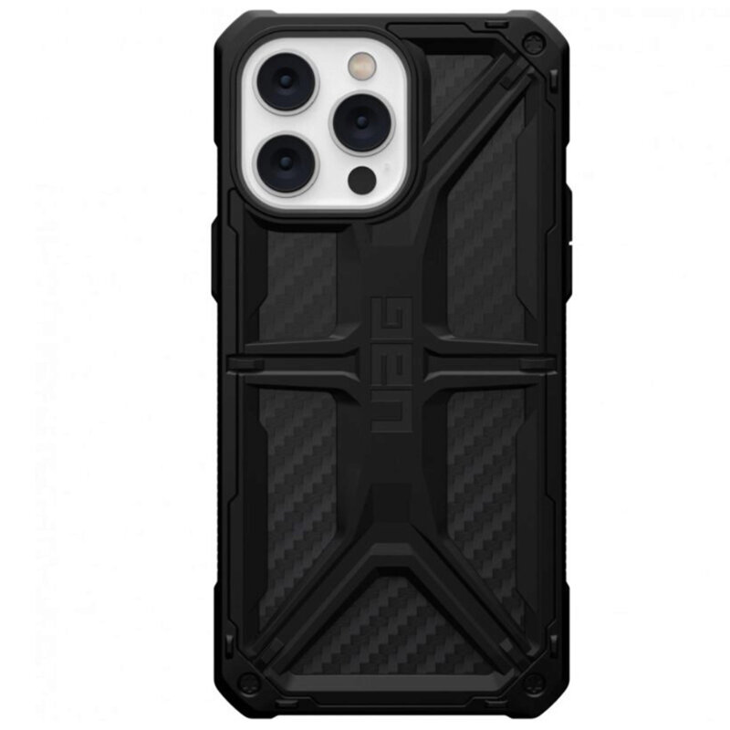 Husa iPhone 14 Pro Max UAG Monarch, Carbon Fiber