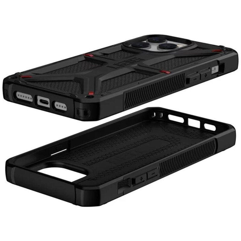 Husa iPhone 14 Pro Max UAG Monarch, Kevlar Black